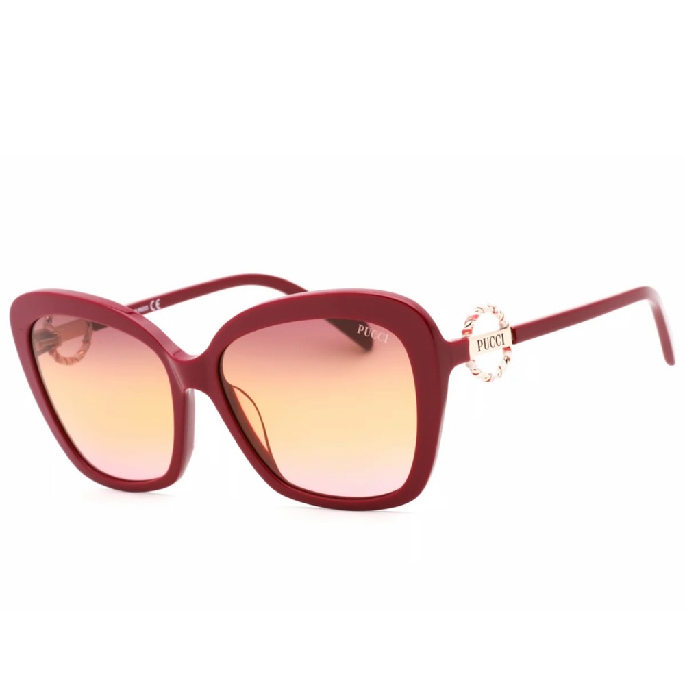 Emilio Pucci Red Gradient Sunglasses